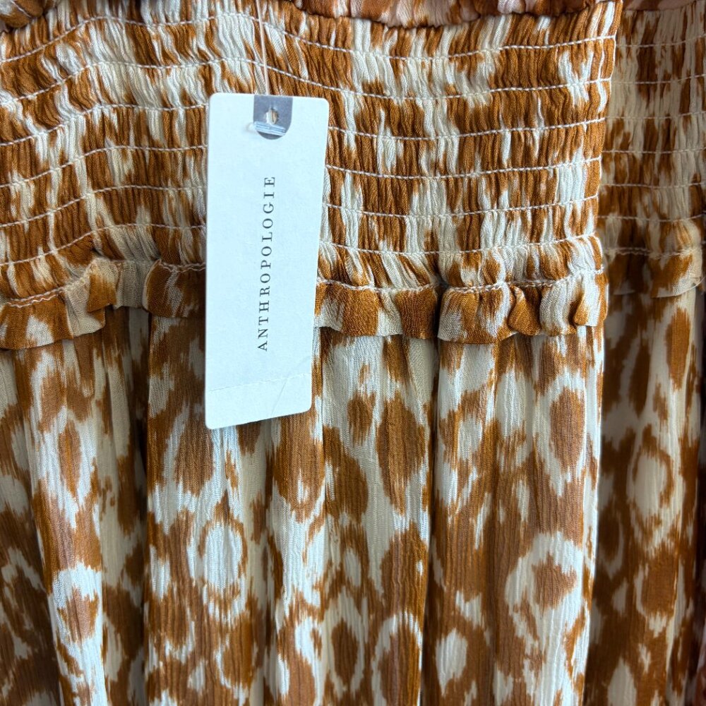 Anthropologie The Odetta Ruffled V-Neck Dress - Picture 2 of 8